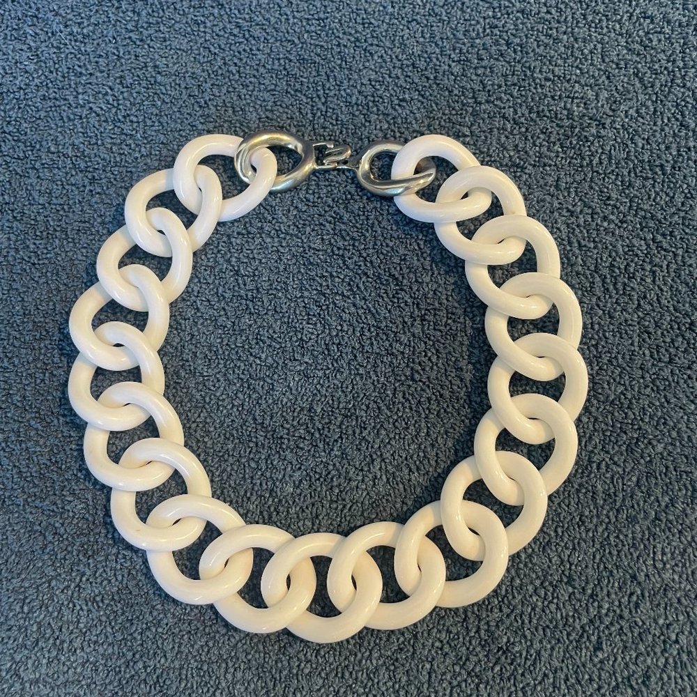 Kenneth Jay Lane Resin Link Necklace